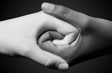 hand clasped